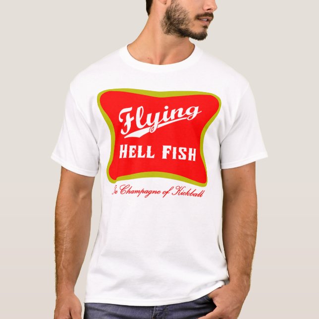 Flying Hellfish Champagne Shirt (Front)
