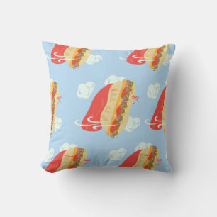 Flying Hero Sandwich Fun Cushion
