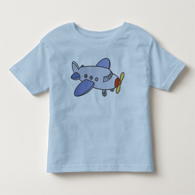 Flying High Aeroplane Toddler T-Shirt (Front)