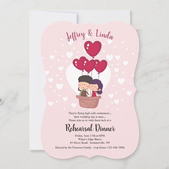 Flying High Invitation (Front)