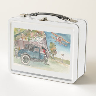 Flying High Metal Lunch Box