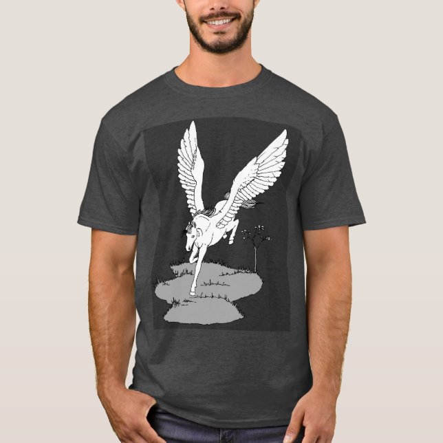 Flying Horse Dark Tee (Front)