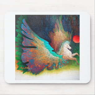 Flying Horse Mouse Pad