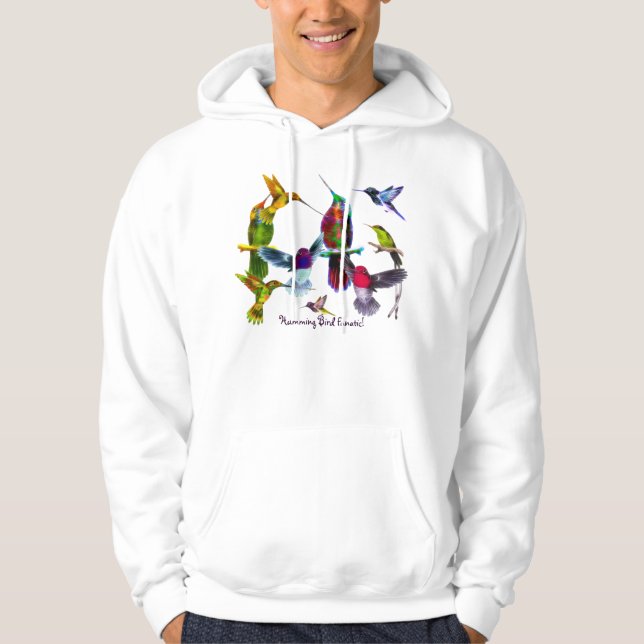 FLYING HUMMING-BIRDS FUN HOODIE (Front)