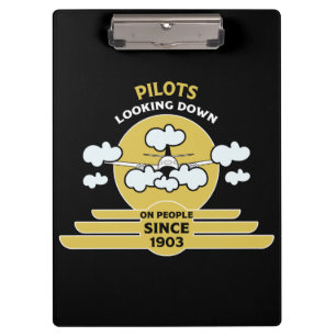 Flying Instructor Flying School Graduate Pro Clipboard