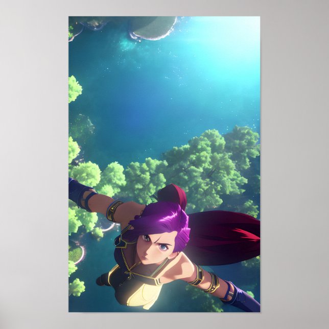 Flying into the Sky Poster (Front)