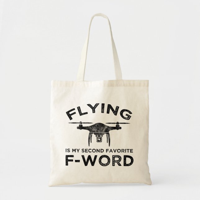 Flying Is My Second Favourite F-Word Tote Bag (Front)