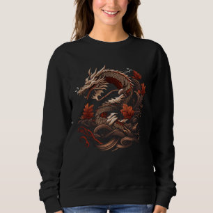 Flying Japanese Dragons Sweatshirt