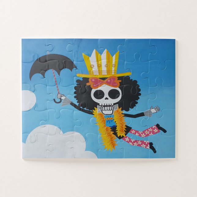 Flying King Skull Jigsaw Puzzle (Horizontal)