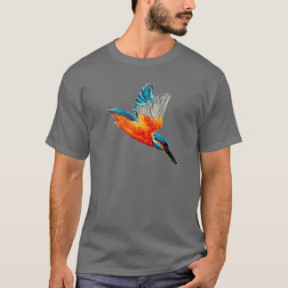 Flying Kingfisher Art T-Shirt