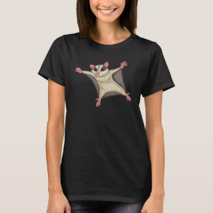 Flying Kite Squirrel Squirrels Animal Graphic T-Shirt