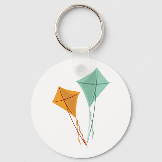 Flying Kites Key Ring (Front)