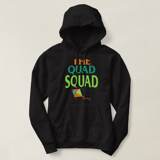 Flying Kites Quad Squad Hoodie (Design Front)