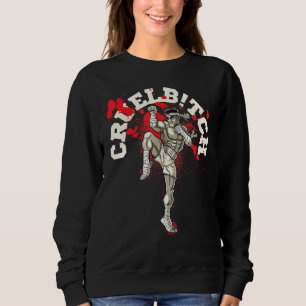Flying Knee Knockout Ko Muay Thai Fighter Boxing M Sweatshirt