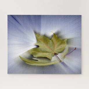 Flying maple leaves jigsaw puzzle