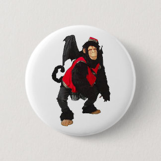 Flying Monkey 6 Cm Round Badge