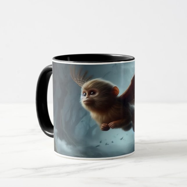 Flying Monkey Coffee Cup (Front Left)