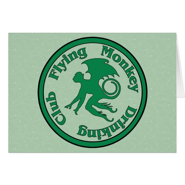 Flying Monkey Drinking Club (Front Horizontal)