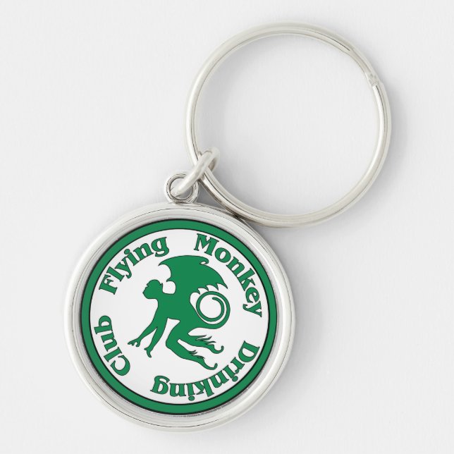 Flying Monkey Drinking Club Key Ring (Front)