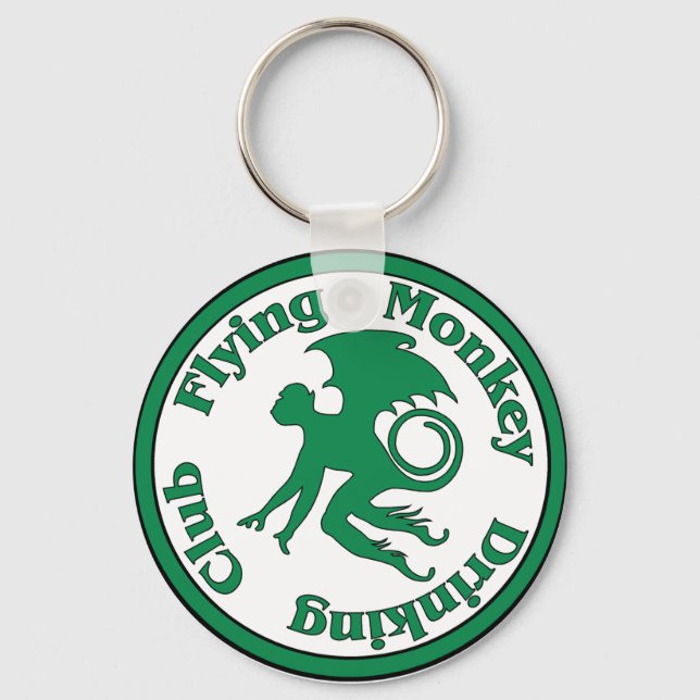 Flying Monkey Drinking Club Key Ring (Front)