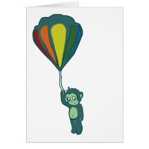 flying monkey : hot air balloon