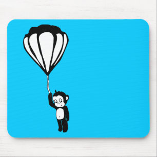 flying monkey : hot air balloon mouse pad