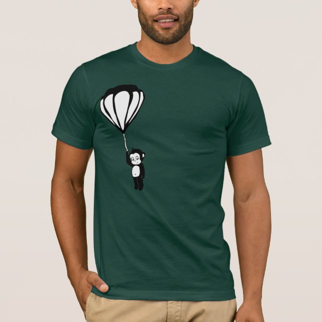 flying monkey : hot air balloon T-Shirt (Front)