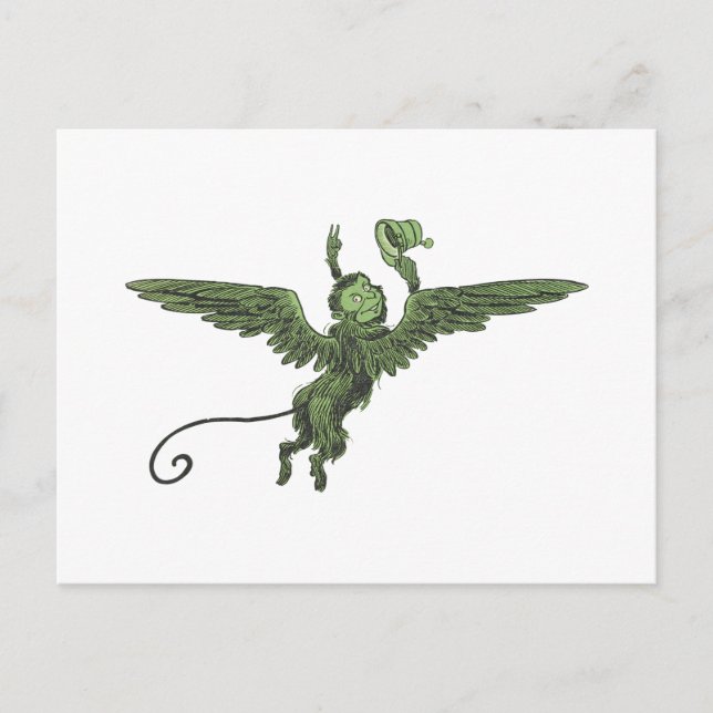 Flying Monkey, Wizard of Oz Postcard (Front)