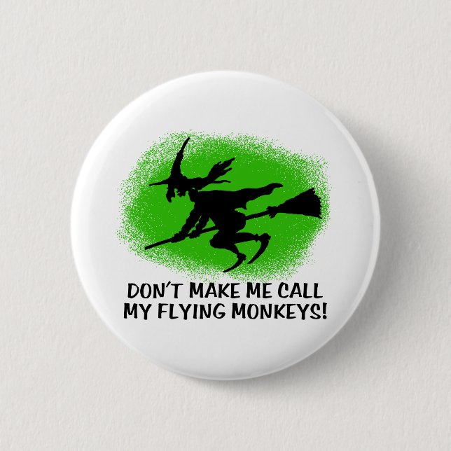 Flying Monkeys 6 Cm Round Badge (Front)