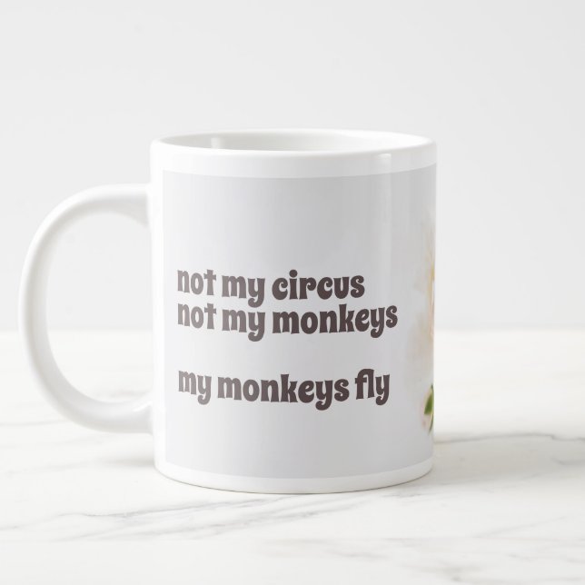 Flying Monkeys Jumbo Mug (Left)