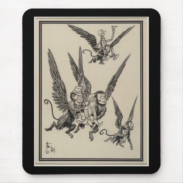Flying Monkeys Mouse Pad (Front)