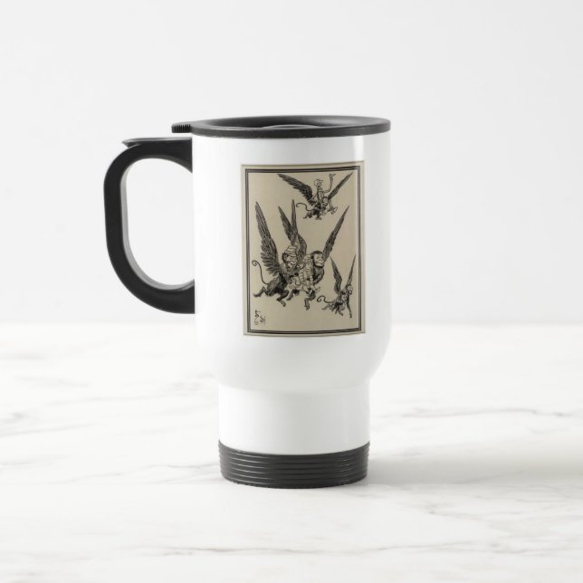 Flying Monkeys Travel Mug (Left)