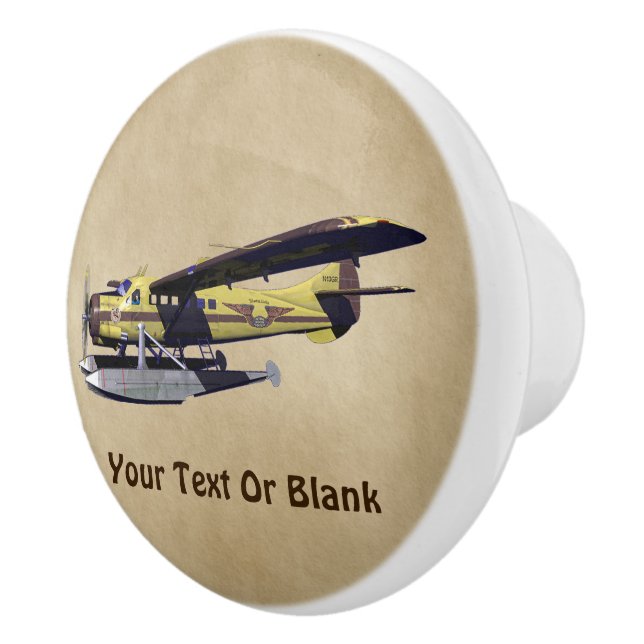 Flying Moose Aviation de Havilland DH3-C Otter Ceramic Knob (Right)