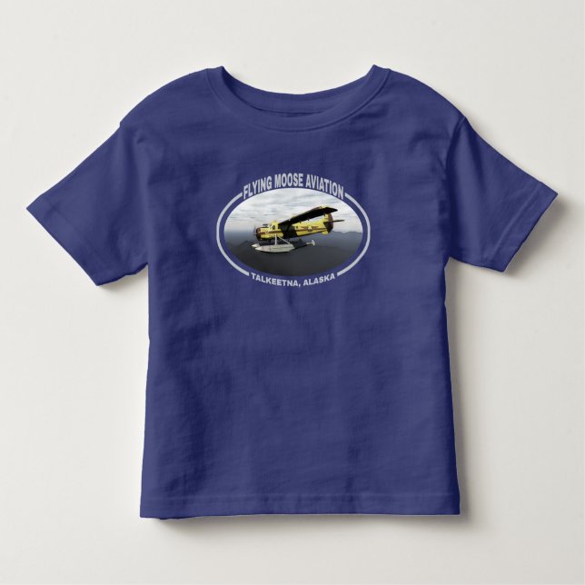 Flying Moose Aviation de Havilland DH3-C Otter Toddler T-Shirt (Front)