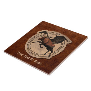 Flying Moose Aviation Patch Tile