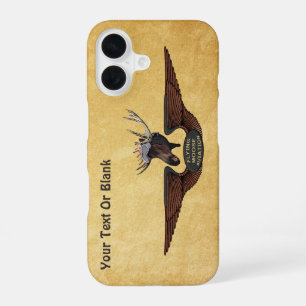 Flying Moose Bush Pilot Wings iPhone 16 Case