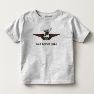 Flying Moose Bush Pilot Wings Toddler T-Shirt