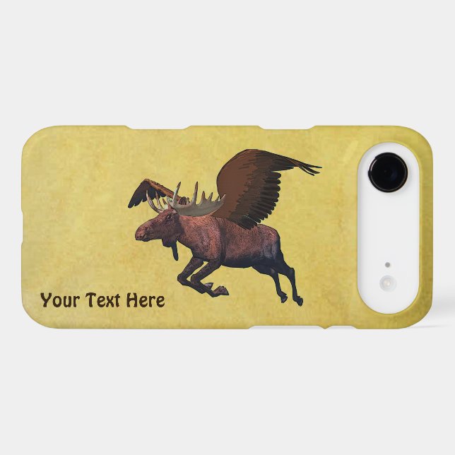 Flying Moose Case-Mate iPhone Case (Back (Horizontal))