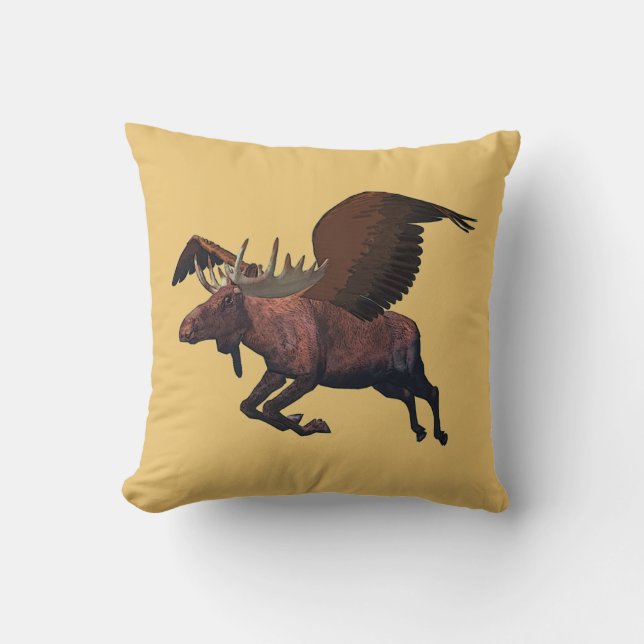 Flying Moose Cushion (Front)