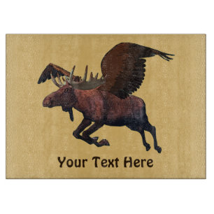 Flying Moose Cutting Board