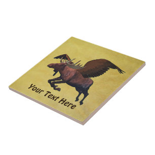 Flying Moose Tile