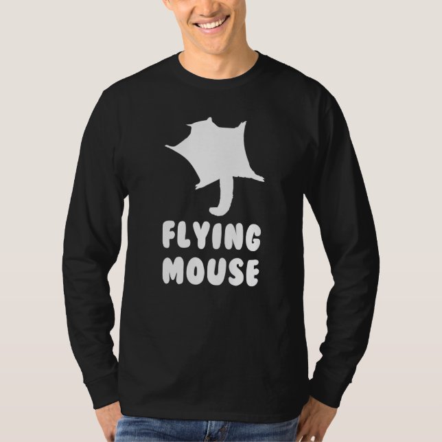 Flying Mouse Sugar Glider  Quote Pet T-Shirt (Front)