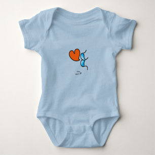 flying muackS!!! - Blue Bodysuits