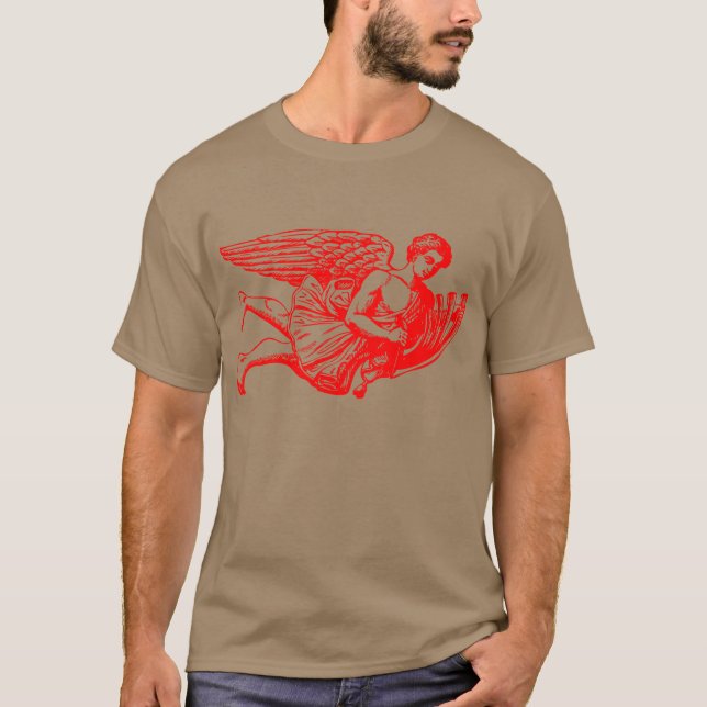 Flying Musical Angel T-Shirt (Front)