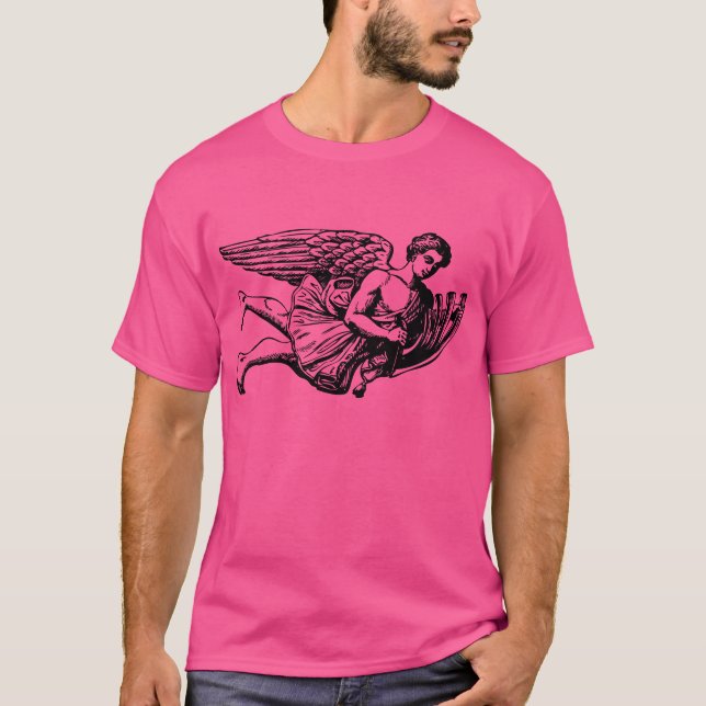 Flying Musical Angel T-Shirt (Front)
