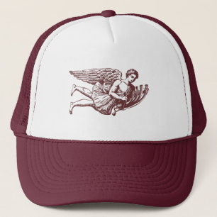 Flying Musical Angel Trucker Hat