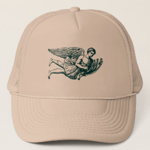 Flying Musical Angel Trucker Hat