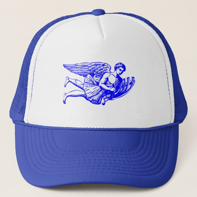 Flying Musical Angel Trucker Hat (Front)