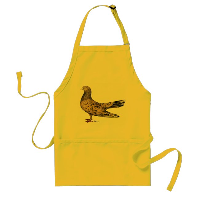 Flying Oriental Roller:  Almond Standard Apron (Front)