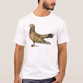 Flying Oriental Roller Pigeon Almond T-Shirt